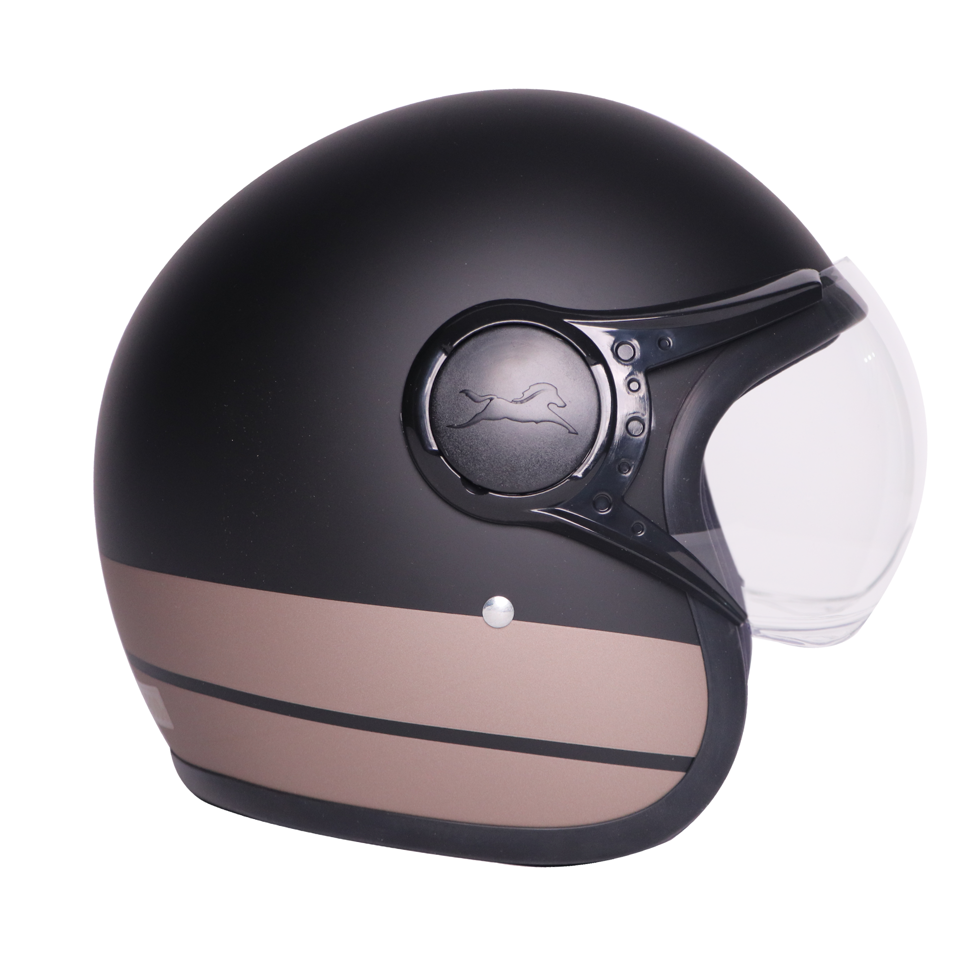 TVS J110 Half Face Helmet, Galactic Copper Matte